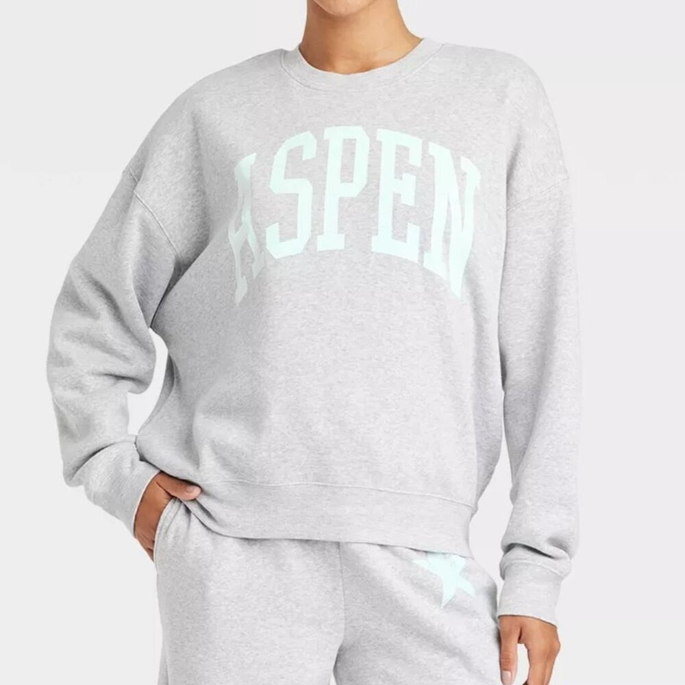 Grayson Threads Gray Aspen Oversized Sweatshirt S… - image 1